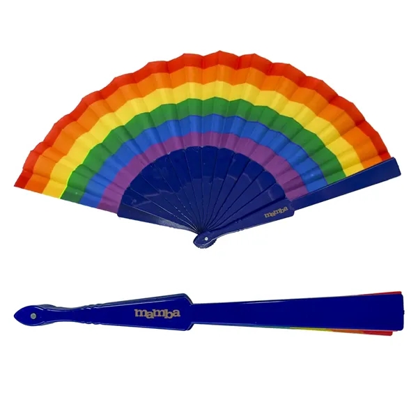 Rainbow Accordion Fan