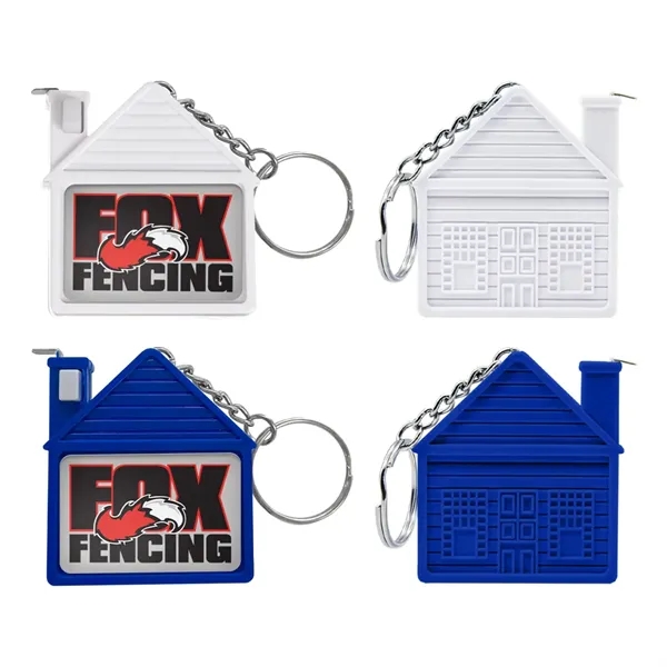 House Tape Measure Keychain