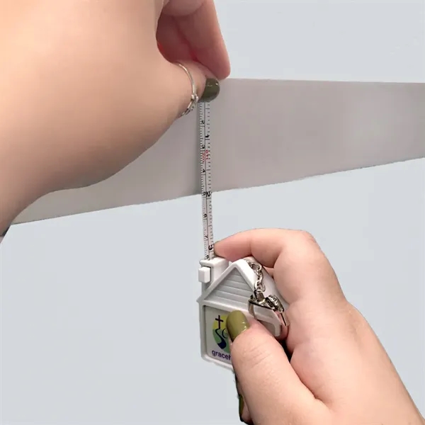 House Tape Measure Keychain