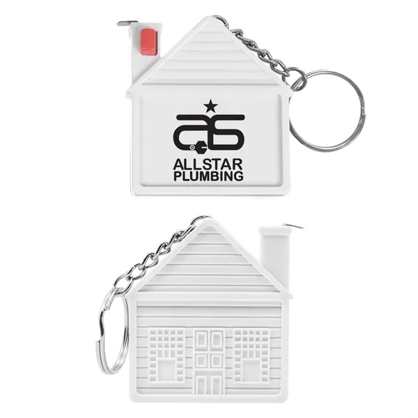 House Tape Measure Keychain