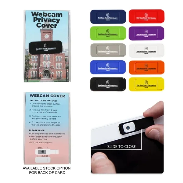 Webcam Cover with Card