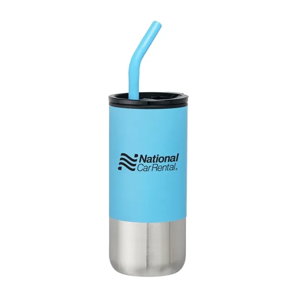 18oz Cup w/ Straw