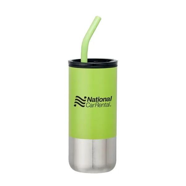 18oz Cup w/ Straw