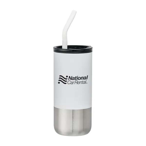 18oz Cup w/ Straw