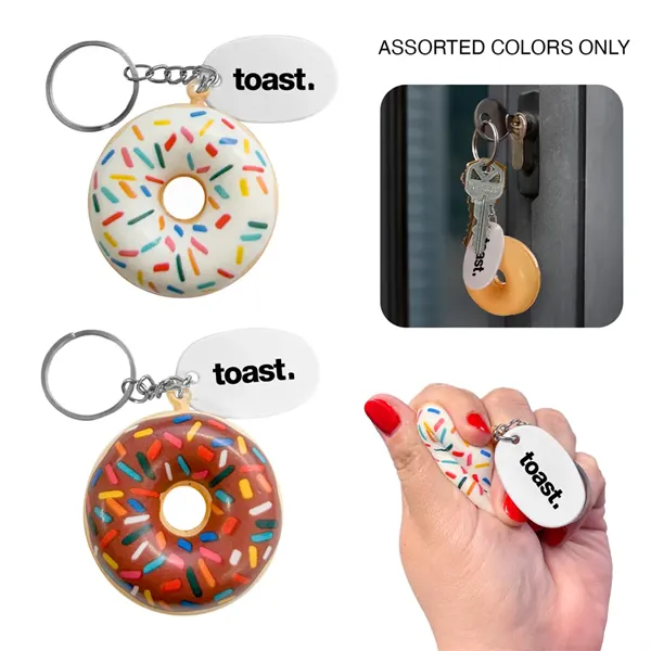 Squishy Donut Keychain