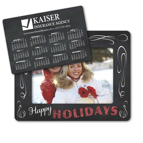Holiday Calendar Punch Out Picture Frame