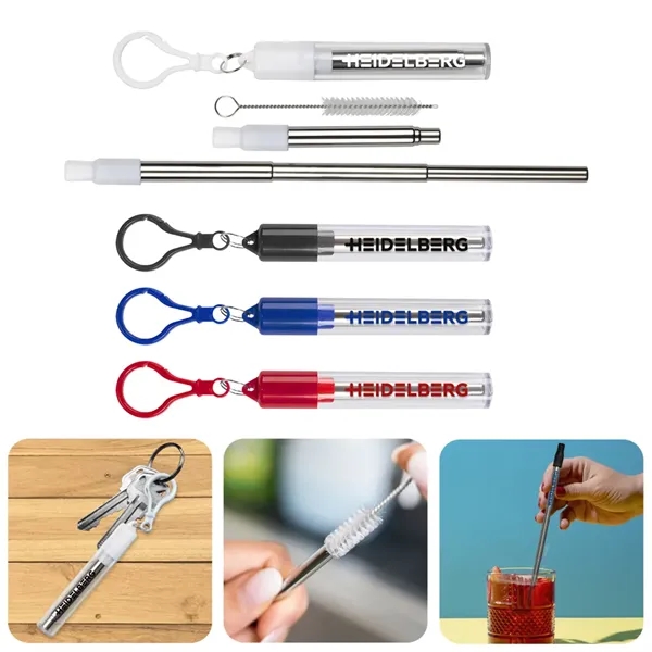 Collapsible Straw Set