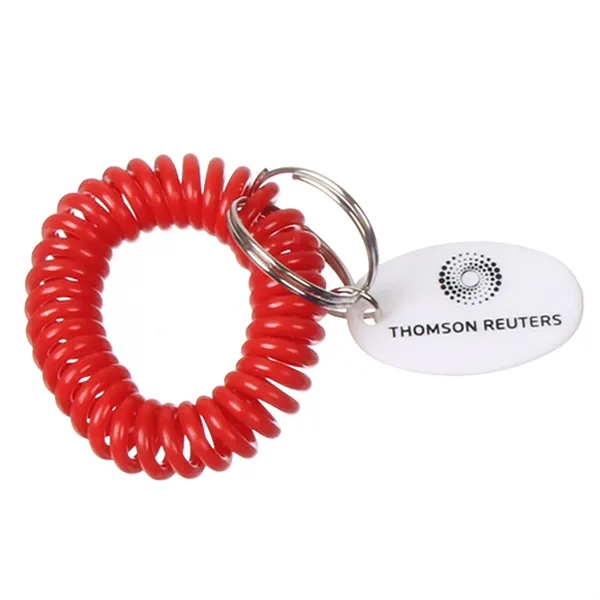 Custom Bracelet Coil Keychain