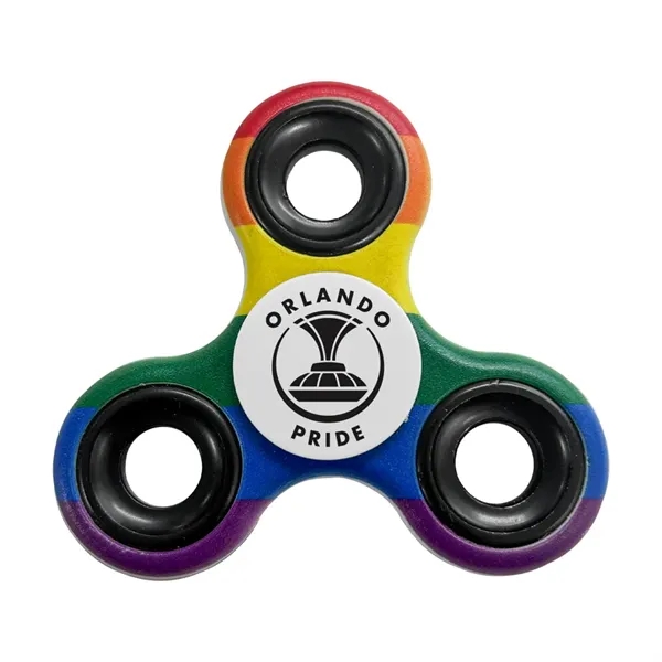 Custom Rainbow Fidget Spinner