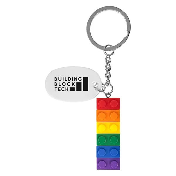Custom Building Block Keychain