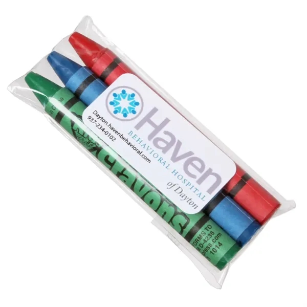 Custom 3pk Crayons