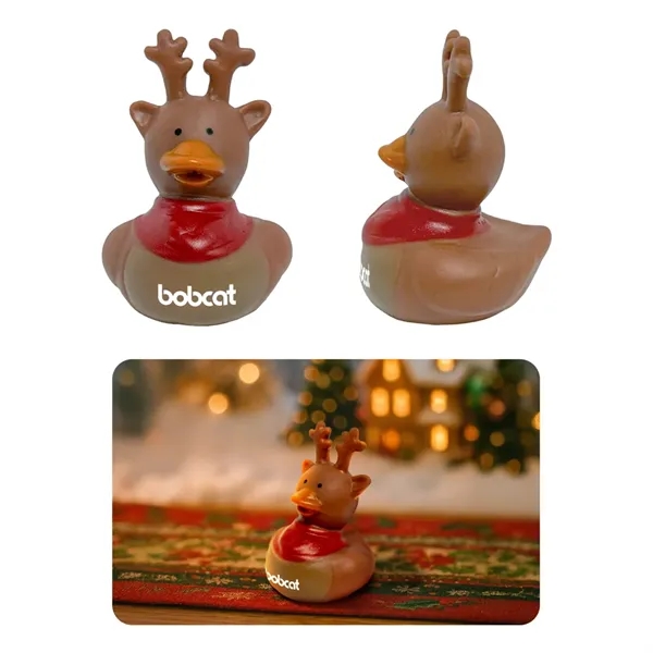 Custom Reindeer Duck