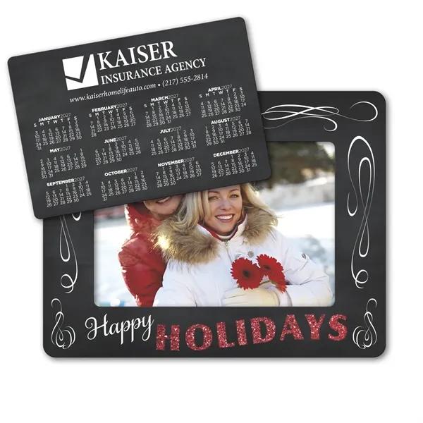 Holiday Calendar Punch Out Picture Frame
