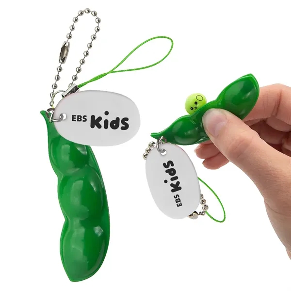 Peapod Fidget Keychain