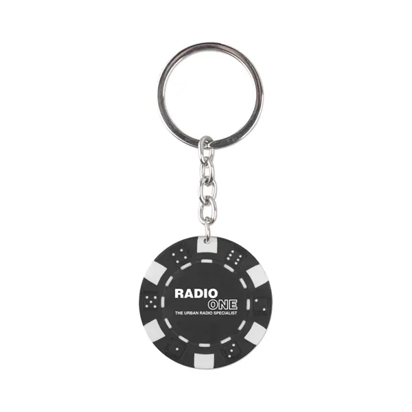 Poker Chip Keychain
