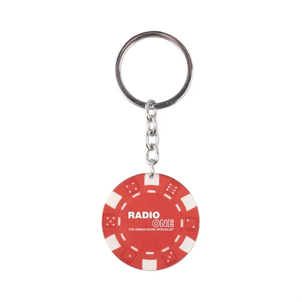 Custom Poker Chip Keychain