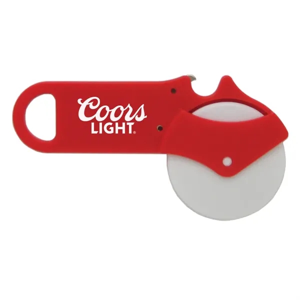 Custom Pizza Cutter & Bottle Opener