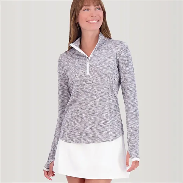 Zero Restriction Women's Shae Quarter-Zip Mock Pullover