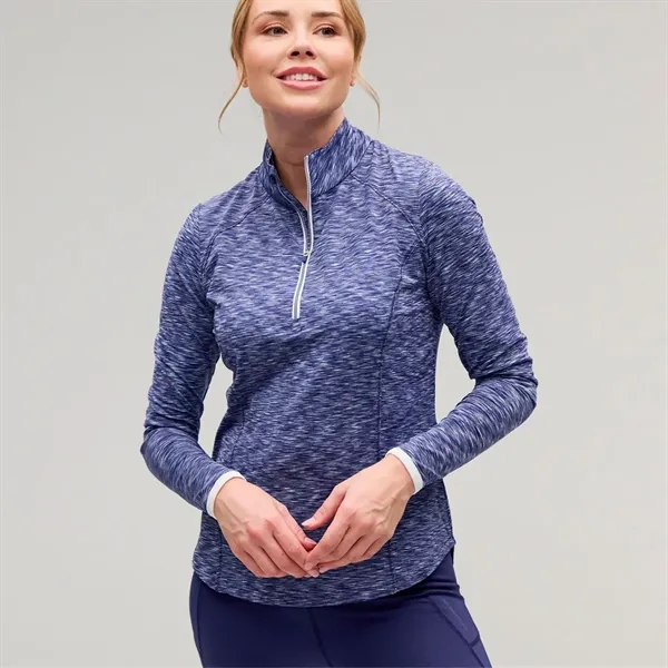 Zero Restriction Women's Shae Quarter-Zip Mock Pullover