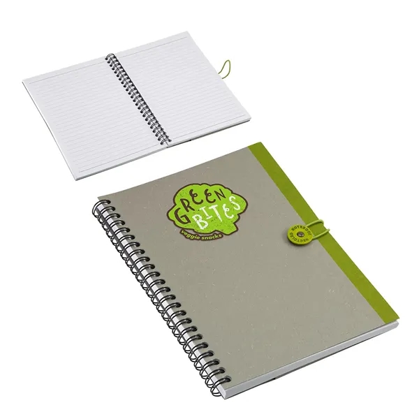 Custom Centrum Spiral Notebook With Elastic Closure