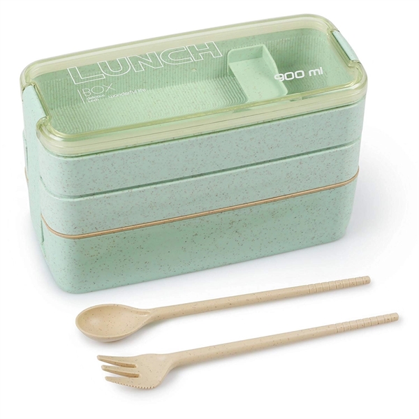 Eco-friendly Bento Lunch Box - Meal Prep Containers - Eco-friendly Bento Lunch Box - Meal Prep Containers - Image 0 of 3
