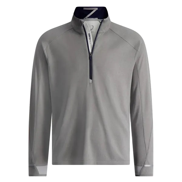 Zero Restriction Men's Z425 LS Melange Quarter-Zip Pullover