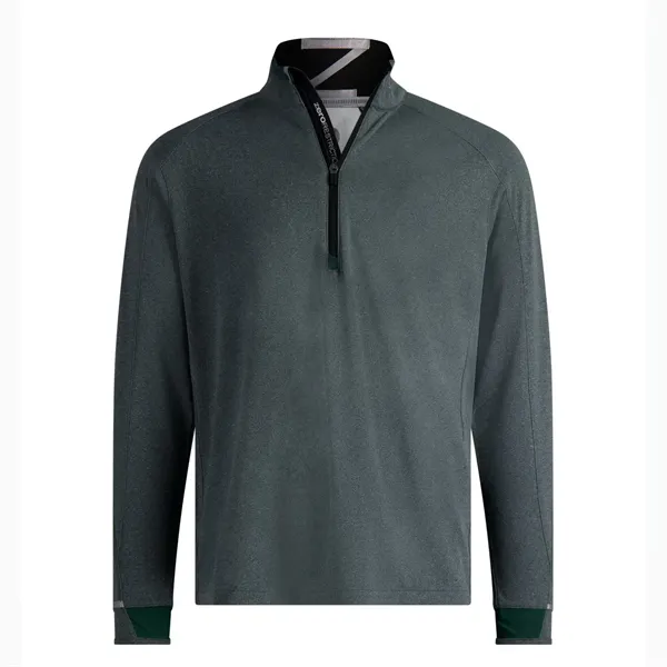 Zero Restriction Men's Z425 LS Melange Quarter-Zip Pullover