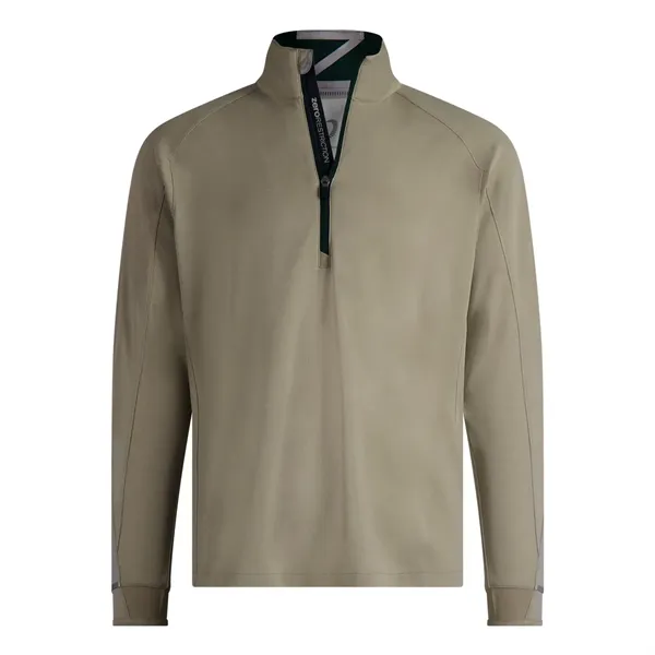 Zero Restriction Men's Z425 LS Melange Quarter-Zip Pullover