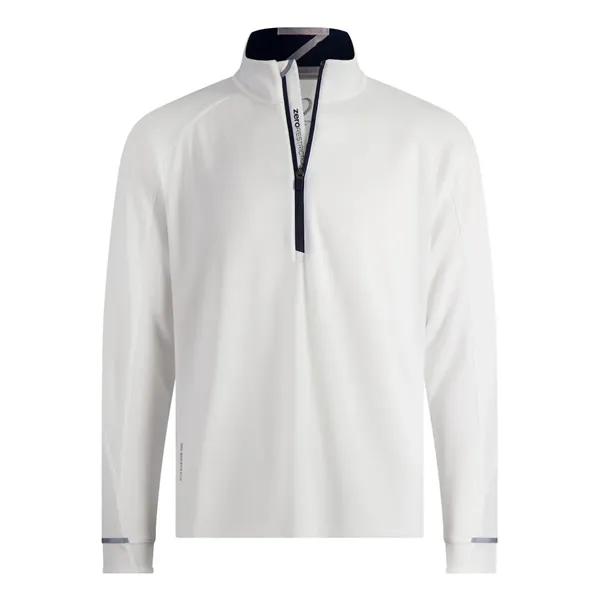 Zero Restriction Men's Z425 LS Melange Quarter-Zip Pullover