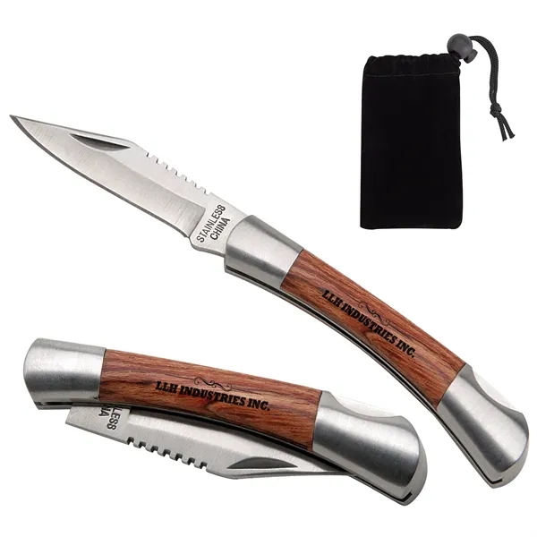 Good Value™ Small Rosewood Pocket Knife - Silver