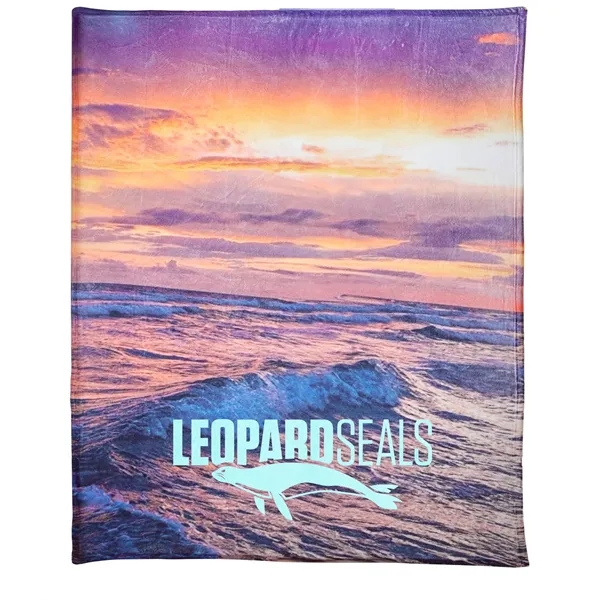 Custom Good Value™ Large Sublimated Fleece Blanket