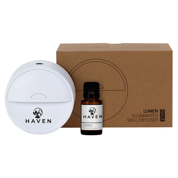 Illuminated Wall Diffuser with Essential Oil