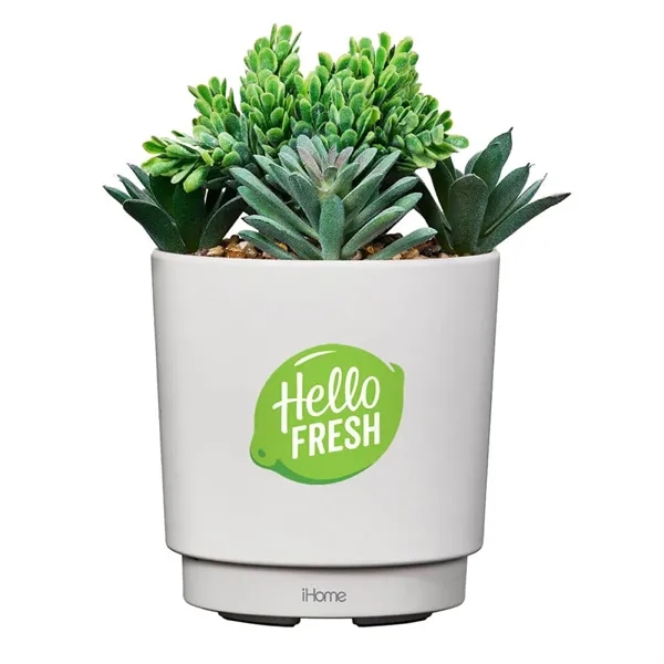 iHome PowerPlant USB Charging Station, Faux Succulent