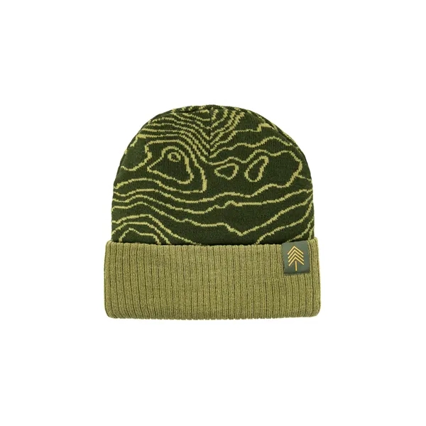 Custom Ribbed Cuff Jacquard Beanies