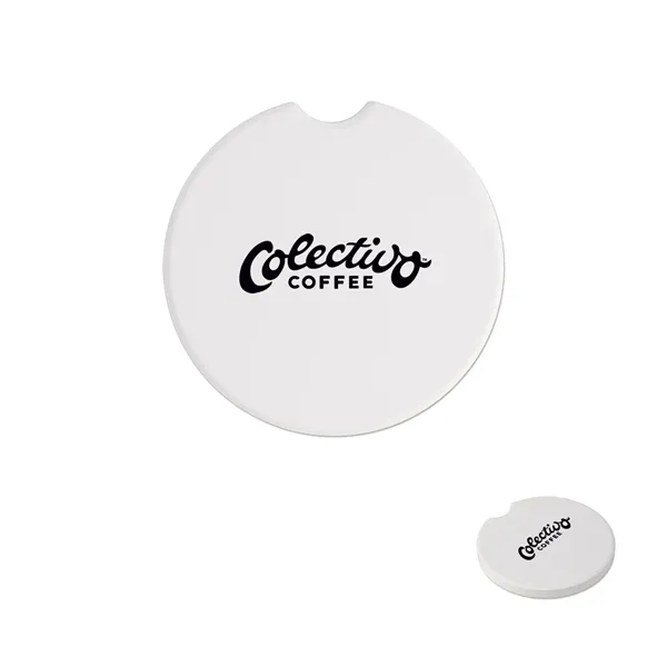 Round Ceramic Car Coaster