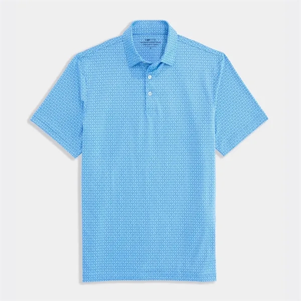 Vineyard Vines Men's Golf Printed Sankaty Performance Polo