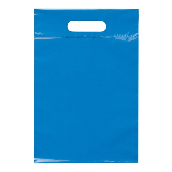 14 x 9.5 Recyclable Die Cut Handle Plastic Bags - 14 x 9.5 Recyclable Die Cut Handle Plastic Bags - Image 2 of 12