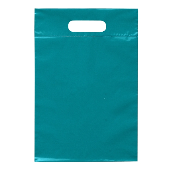 14 x 9.5 Recyclable Die Cut Handle Plastic Bags - 14 x 9.5 Recyclable Die Cut Handle Plastic Bags - Image 10 of 12