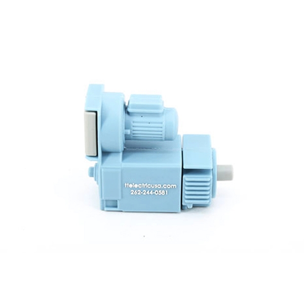 Electric Motor Shaped Custom 3D PVC USB Flash Drive - Electric Motor Shaped Custom 3D PVC USB Flash Drive - Image 3 of 3