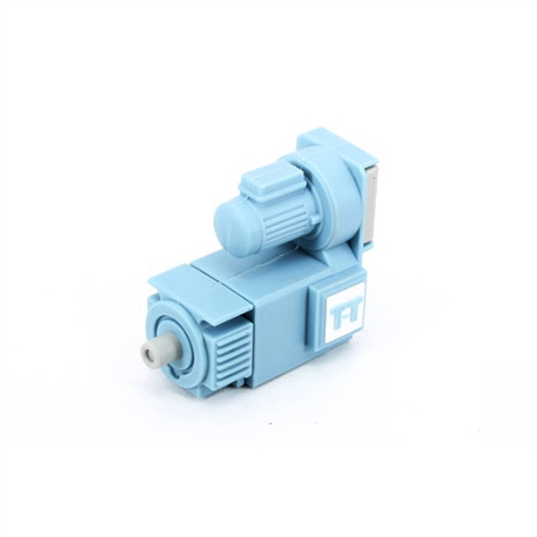 Electric Motor Shaped Custom 3D PVC USB Flash Drive - Electric Motor Shaped Custom 3D PVC USB Flash Drive - Image 1 of 3