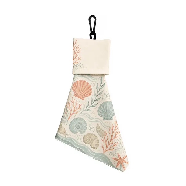 Portable Microfiber Eyeglass Cleaning Cloth W/Hook