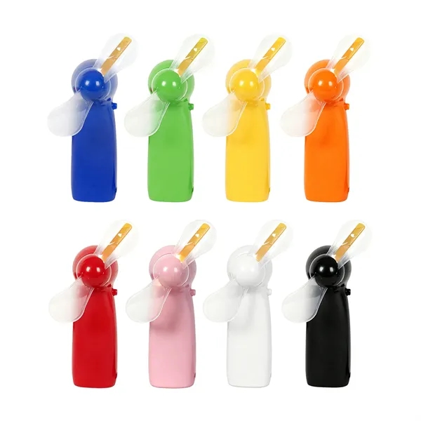 Pre Programmed Mini Light Up Message Handheld Fan