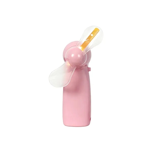 Pre Programmed Mini Light Up Message Handheld Fan