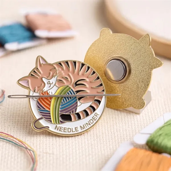 Custom Soft Enamel Needle Minder 0.5"- 2"