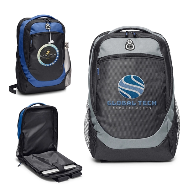 Hashtag Backpack with Back Access Laptop Compartment - Hashtag Backpack with Back Access Laptop Compartment - Image 0 of 2