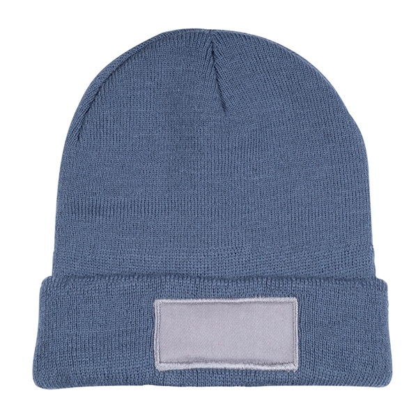 Knit Beanie with Patch - Knit Beanie with Patch - Image 5 of 5