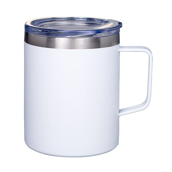12 oz. Vacuum Insulated Coffee Mug with Handle - 12 oz. Vacuum Insulated Coffee Mug with Handle - Image 2 of 5