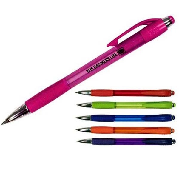 Mardi Gras Grip Pen - Mardi Gras Grip Pen - Image 0 of 0