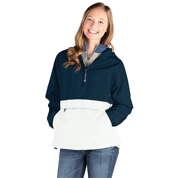 Color Blocked Pack-N-Go® Pullover - Color Blocked Pack-N-Go® Pullover - Image 0 of 15