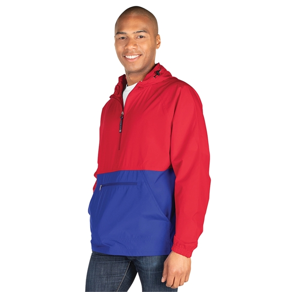 Color Blocked Pack-N-Go® Pullover - Color Blocked Pack-N-Go® Pullover - Image 8 of 15